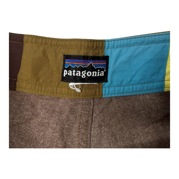 Patagonia Men's Stretch Planing Board Shorts Stripe Drawstring Size 32 - Picture 4 of 4